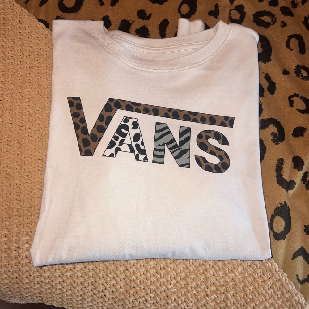cute animal print vans long sleeve